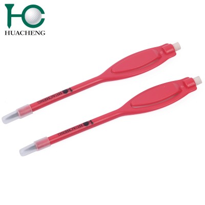 Hot sale cheap Huacheng logo plastic golf pencil with eraser