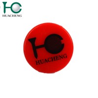 Hot sale cheap custom logo plastic red golf ball tee marker for wholesale